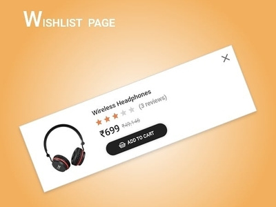 Wishlist Page . . Webdesign Businesscards Landingpage Mo adobe xd design photoshop ui ux website xd