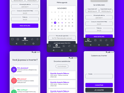 LG Inverter - Conceito (Projeto de P&D) android android app app product design ui