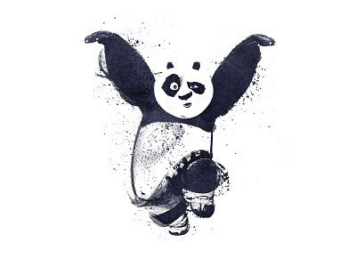Po ink ink japanese kung fu panda panda po