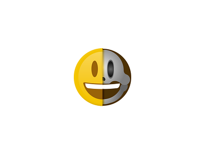 Emoji Skull emoji eyes face flat skeleton skull smile smiley yellow