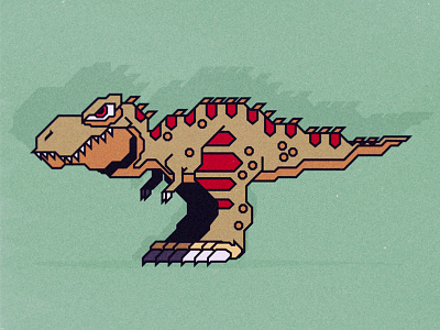 T Rex cartoon dinosaur illustration profile rex t trex