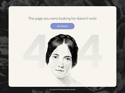 404 (Sketch freebie) 404 card dailyui download freebie resource sketch ui ux vintage woman