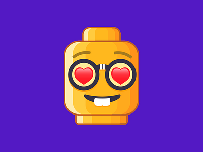 Lego Emoji emoji emotion eyes funny glasses ios lego love nerd shades