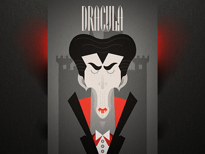 Dracula blood castle dark dracula halloween poster scary typography vampire