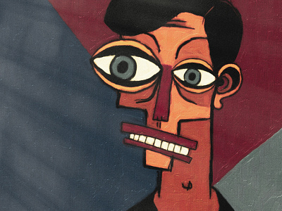 Portrait avatar eyes face head illustration painting picasso portrait