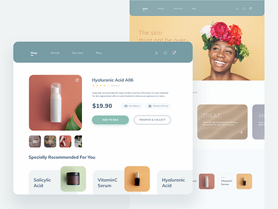 Beauty & Cosmetic Brand - Concept Design by Gizem Nur Şen on Dribbble