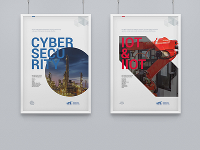 ICT - QATAR - Poster Design branding design identity poster typography