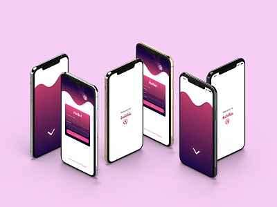 Dribbble App Design - Log In adobexd app design photoshop ui