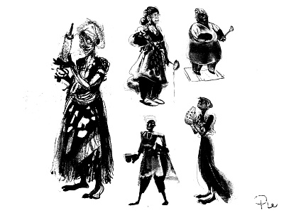 Estelle Sketches character design drawing illustration