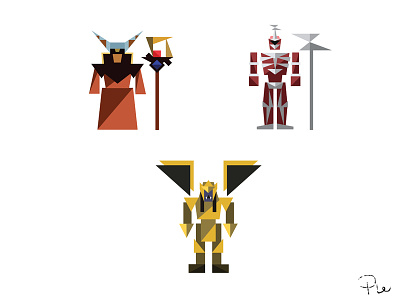 RR_LZ_G color design icons illustration pictograms powerrangers shapes