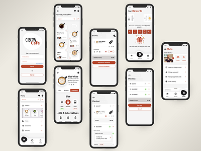 Crow Cafe - Coffeeshop App