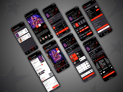 Cineworld app - ReDesign booking experience cinema app creative design dark theme modern app design movie booking app uxuidesign