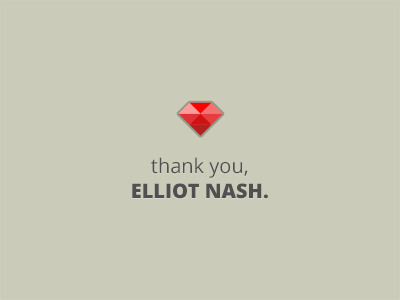 Thanks elliot nash