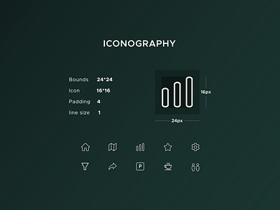 Icon Set for Hiking App