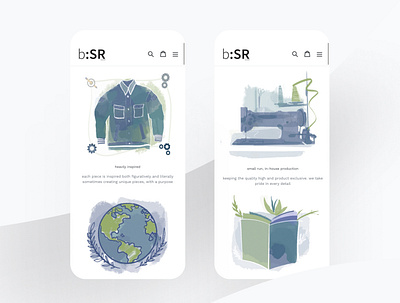 UX story telling | Vectored illustrations branding design illustration ui ux website