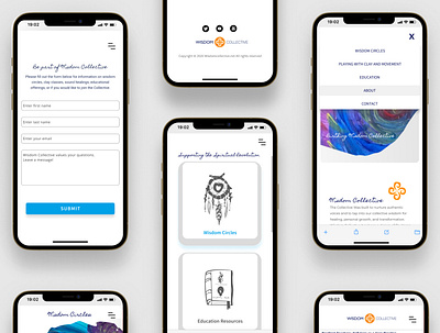 A mobile friendly platform for wisdom seeking users. figma design illustrations responsive design ui design webflow website design