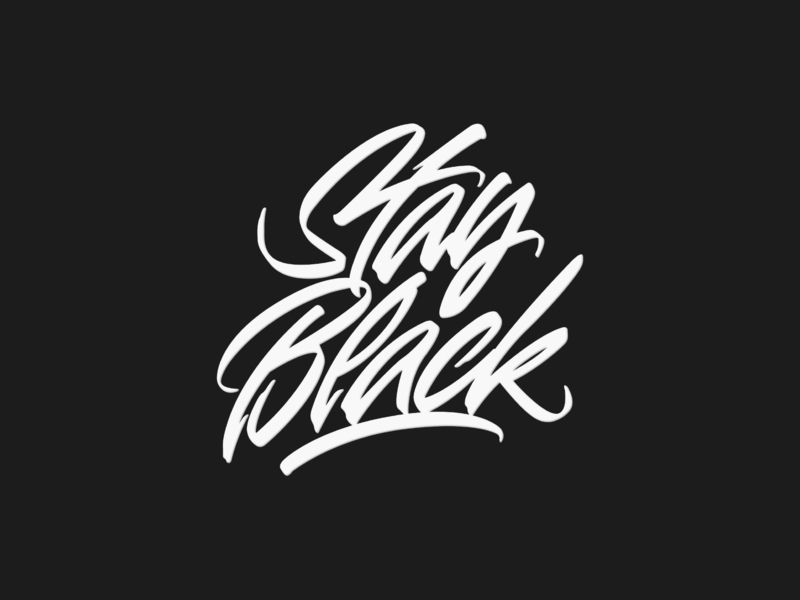 Stay Black by Ferdian M. R on Dribbble