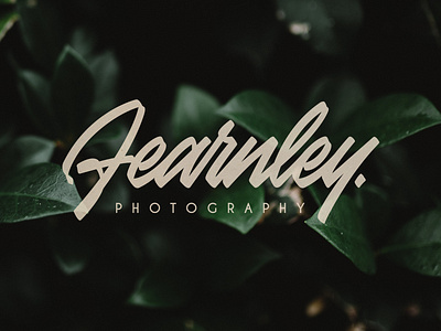 Fearnley Photography apparel brand branding calligraphy clothing brand custom type custom typography design graphic design illustration lettering logo logo design logotype minimal photography type typography vector