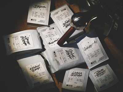 Coffee Packaging Collections brand branding calligraphy coffee custom type custom typography design graphic design illustration lettering logo logo design logotype minimal package package design type typography