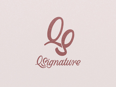 QSignature boutique boutique logo brand branding calligraphy custom type custom typography design fashion fashion design graphic design illustration lettering logo logo design logotype minimal type typography vector