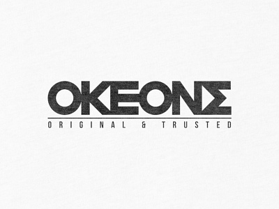 OkeOne apparel brand branding calligraphy clothing brand custom type custom typography design graphic design illustration lettering logo logo design logotype minimal type typography vector