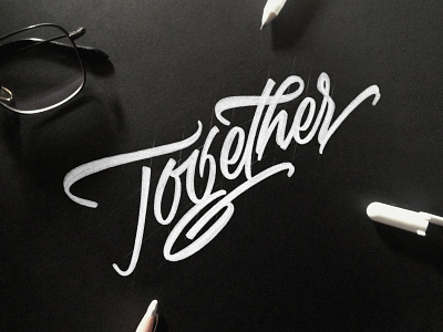 Together apparel brand branding calligraphy clothing brand custom type custom typography design graphic design illustration lettering logo logo design logotype minimal sketch together type typography