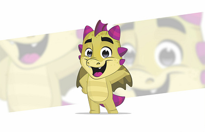 Draco the Dragon animation branding cartoon character character design color design disney dragon illustration kayrex logo marketing mascot nickelodeon rex vector warner yuroto