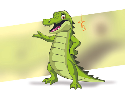 Gator character cartoon character character design design disney illustration logo mascot vector warner