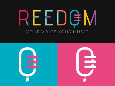 Reedom branding logo music