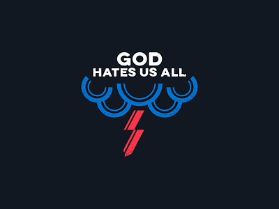 God hates us all branding flash fluo logos