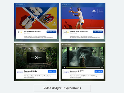 Video-Ads Widget Exploration