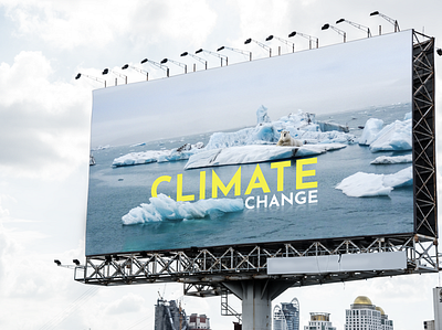 Climate Change adobe adobe illustrator banner design earth graphic design poster