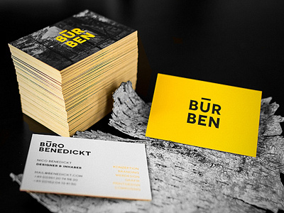 Benedickt Business businesscards information inspiration printdesign