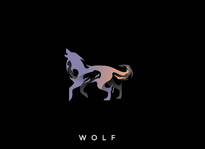 unique wolf logo design 3d animal awsome branding character design icon identity illustration illustrator logo logo design minimal unique vector wolf wolves