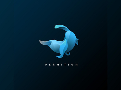 gradient platypus logo adorable amazing blue branding character design geometric golden ratio gradient graphic design great icon illustration illustrator logo logos platypus ui ux vector