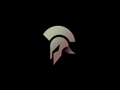 spartan helmet logo design