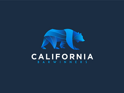 california bear logo design