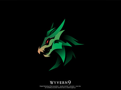 wyvern dragon logo design