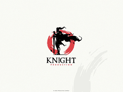 knight production logo design