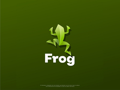 frog logo 3d animal animals animation branding character design frog frogs gradient graphic design icon illustration illustrator logo motion graphics reptile ui ux vector