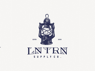 hand drawn lantern logo