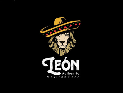 leon mecican food logo 3d animation branding character design graphic design hipster icon illustration illustrator leon lion logo mexican motion graphics tacos ui ux vector