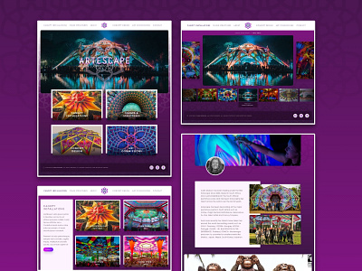 Artescape.co.za art artescape carin dickson colourful decor festival redesign ui ux webflow