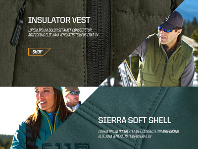 511 Tactical - Out There Wear Campaign apparel exploration gear grid lifestyle outdoors outerwear rugged winter