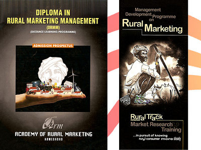 Academy of Rural Marketing - Brochure Design branding brochure design design graphic design illustration typogaphy