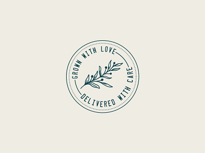 Stamp design for a home garden store website