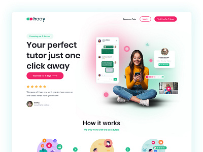 Online Tutoring Landing Page