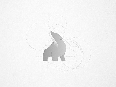 Logo Construction app icon artic bear bear illustration bear logo bears black white blackandwhite blue branding cute animal gradient grid grid layout ice illustration logo logo construction logo design logo mark