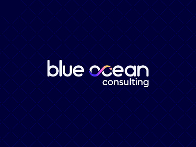 Blue Ocean Consulting Logo blue branding colourful gradient healthcare healthcare logo logo logo design logodesign logotype vector wordmark wordmark logo wordmarks