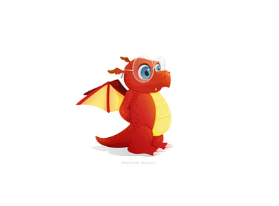 Baby dragon branding cartoon cartoon art charactedesign comic design illustration logo project vector